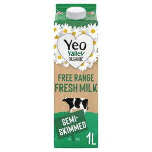 Yeovalley Organic Semi-skimmed Milk 1L