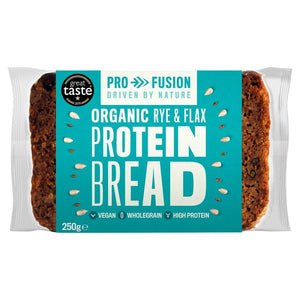 Pro Fusion Organic Rye and Flax Protein Bread 250g