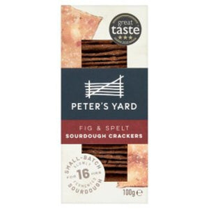 Peter's Yard Fig and Spelt Sourdough Crackers 100g