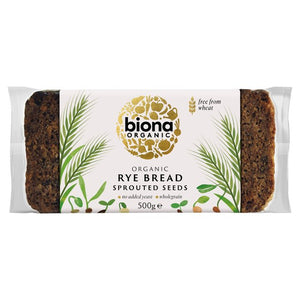 Biona Organic Rye Bread Sprouted Seeds 500g