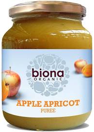 Biona Organic Apple Apricot Puree  360g