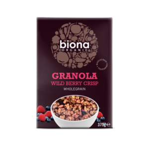Biona Organic Granola Wild Berry Crisp 375G