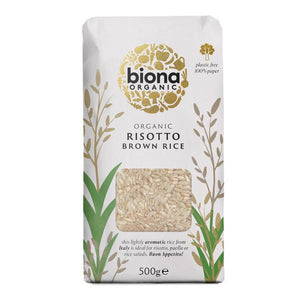 Biona Organic Risotto Brown Rice 500g