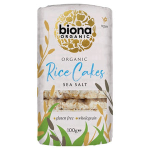 Biona Organic Rice Cakes Sea Salt 100g
