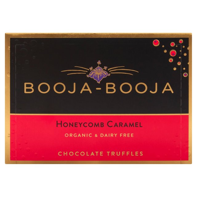 Booja Booja Honey Comb Caramel Organic and Dairy Free Chocolate Truffles 92g
