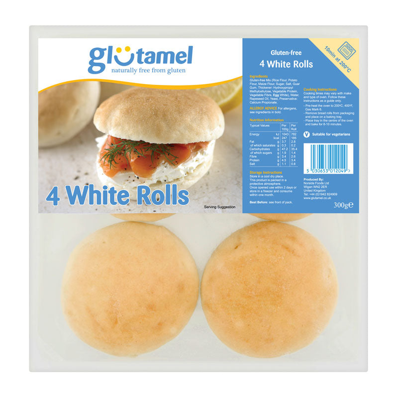 Glutamel 4 White Rolls