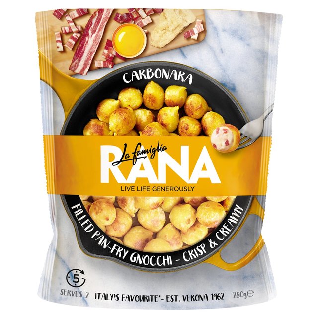 La famiglia RANA Carbonara Filled Pan Fry Gnocci 280g