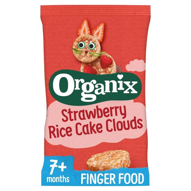 Organix Strawberry Rice Cake Clouds 40g