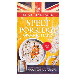 Sharpham Park Organic Spelt Porridge Flakes 500g