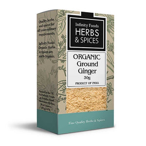 Infinity Foods Herbs and Spices Organic Ground Ginger 30g