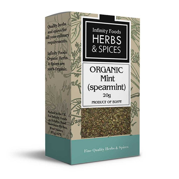 Infinity Foods Herbs and Spices Organic Mint 20g