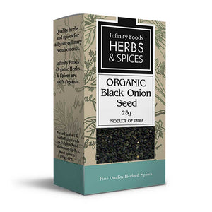 Infinity Foods Herbs and Spices Organic Black Onion Seeds 25g