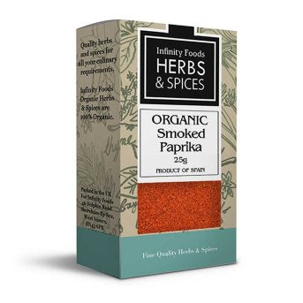 Infinity Foods Herbs and Spices Organic Smoked Paprika 25g