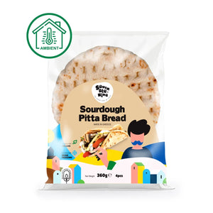 SOURDOUGH PITTA BREAD 360G