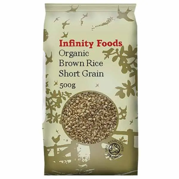 Infinity Foods Organic Brown Rice Short Grain 500g