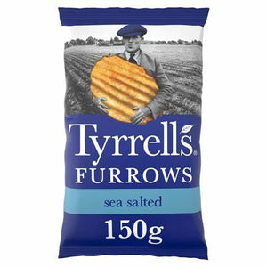 Tyrrells Furrows Sea Salted 150g