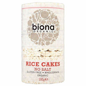 Biona organic organic rice cakes no salt 100g
