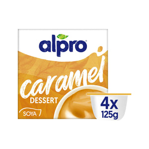 Alpro creamy and sweet caramel plant based desert SOYA