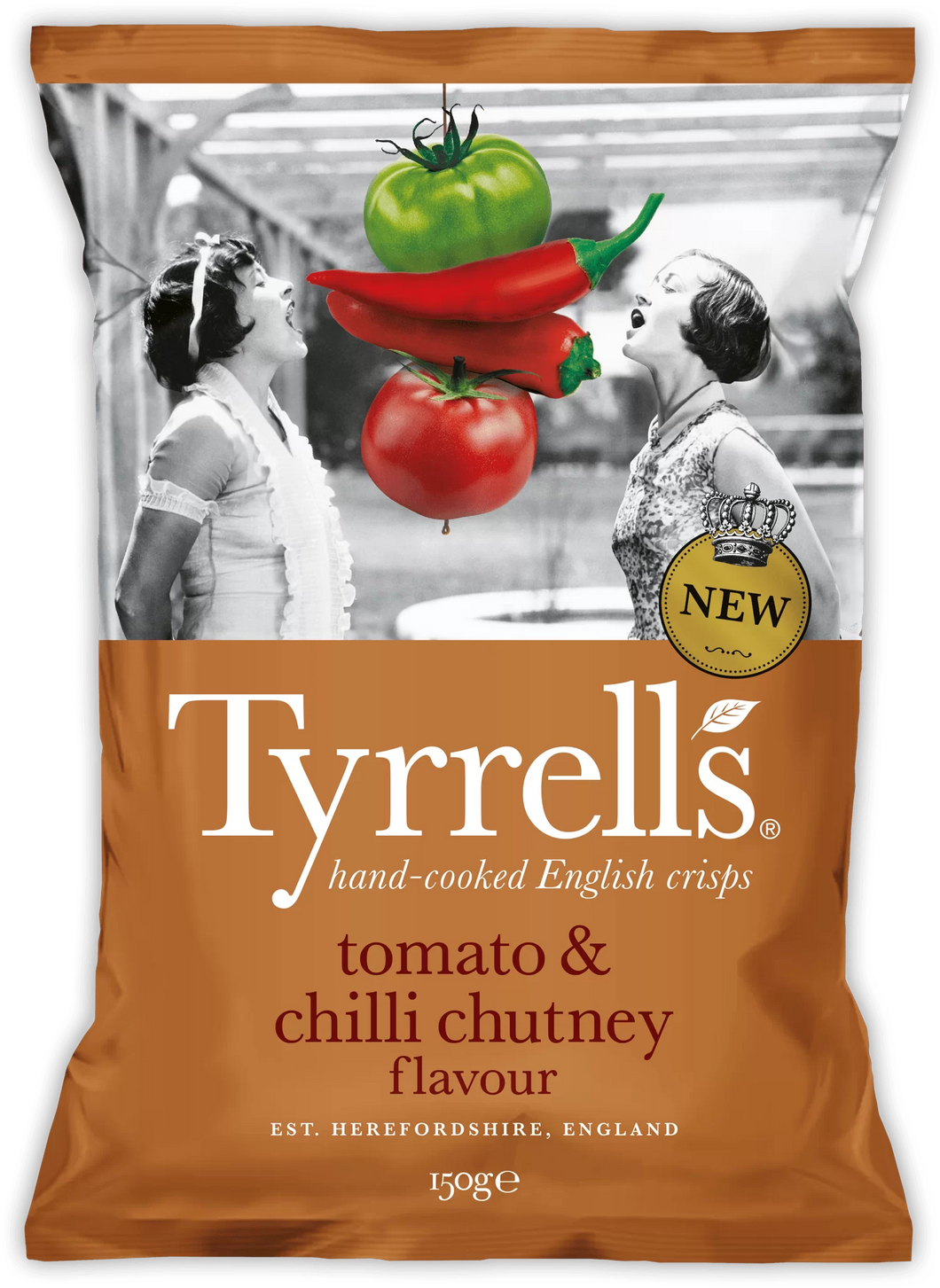 Tyrrells Tomato and chilli chutney flavour 150g