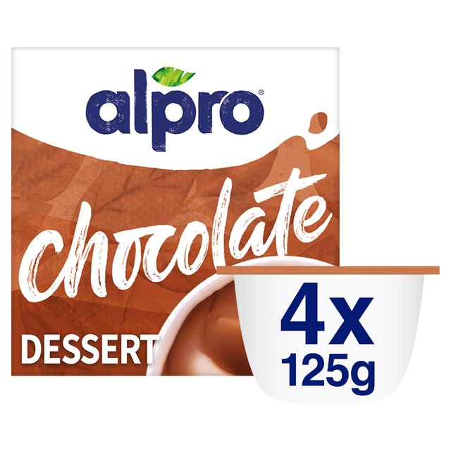 Alpro silky and smooth chocolate plant based desert