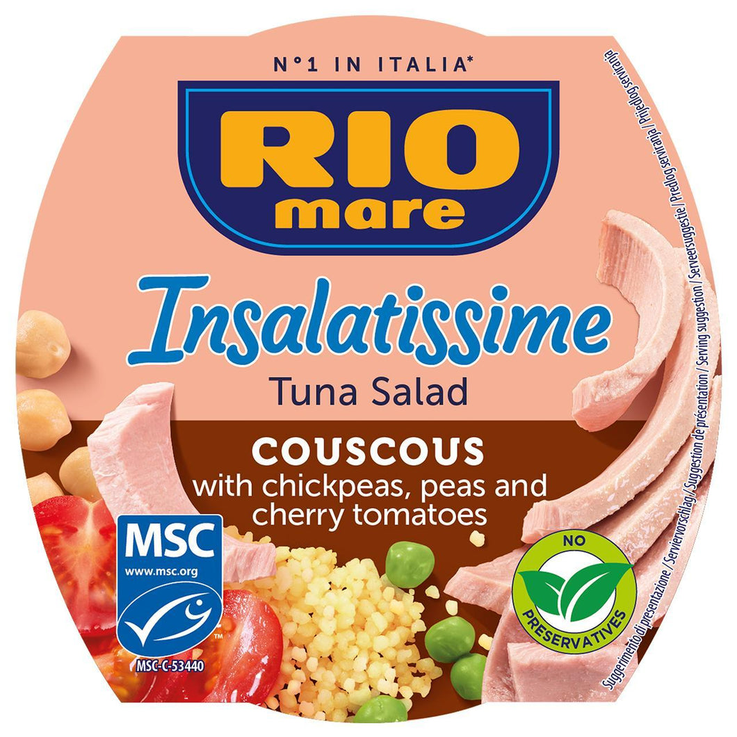 RIO mare Tuna salad couscous with chickpeas, peas and cherry tomatoes 160g