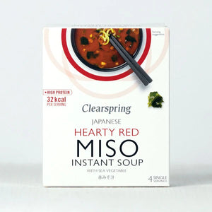 Clearspring Japanese Hearty Red Miso Instant Soup 4