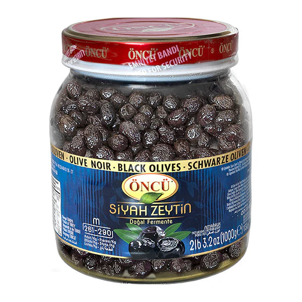 ONCU NATURAL BLACK OLIVES 1000G