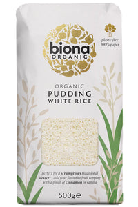 Biona Organic Pudding White Rice 500g