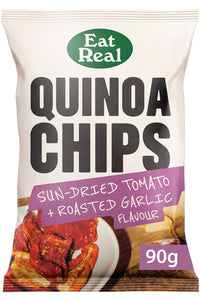 Eat Real Quinoa Chips Sun-dried Tomato and Roasted Garlic 90g