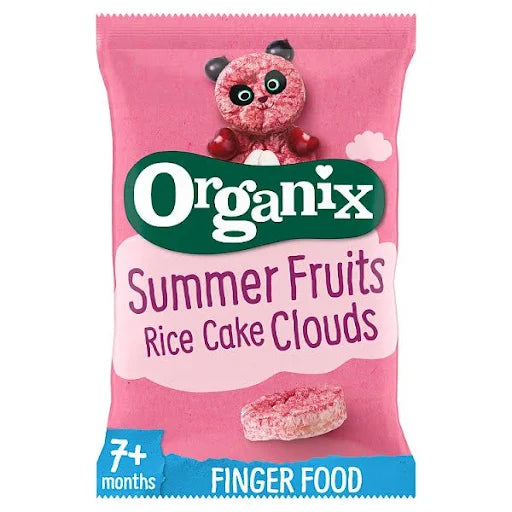 Organix Summer Fruits Rice Cake Clouds 40g