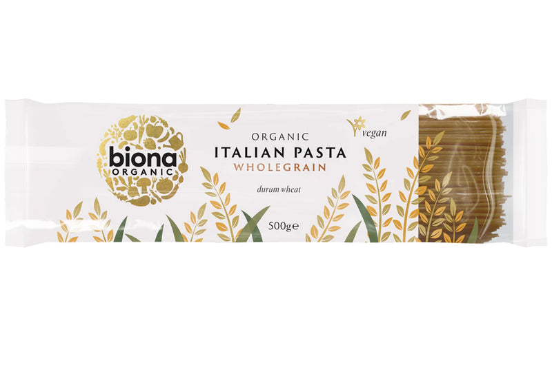 Biona Organic Italian Pasta Wholegrain Durum Wheat 500g