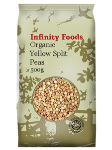 Infinity Organic Yellow Split Peas 500G