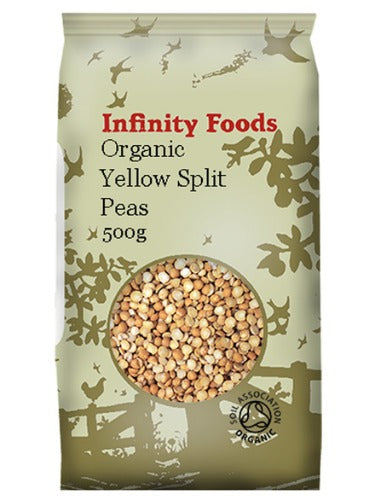 Infinity Organic Yellow Split Peas 500G