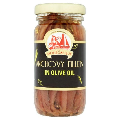 La Monegasque Anchovy Fillets In Olive Oil (41%) 100 g