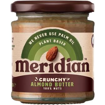 Meridian Almond Butter Crunchy 170g