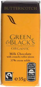 Organic Butterscotch Milk Chocolate 37% cocoa