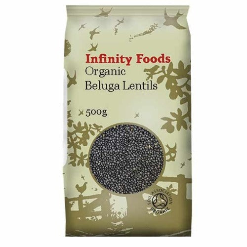 Infinity Organic Beluga Lentils 500G