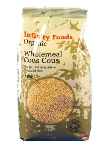 Infinity Organic Wholemeal Cous Cous 450G