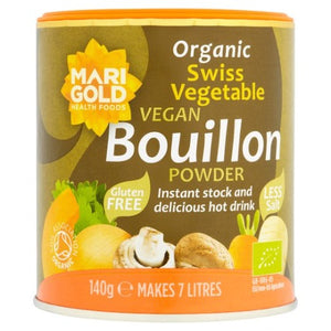 Marigold Organic Vegetable Vegan Bouillon Powder 140G