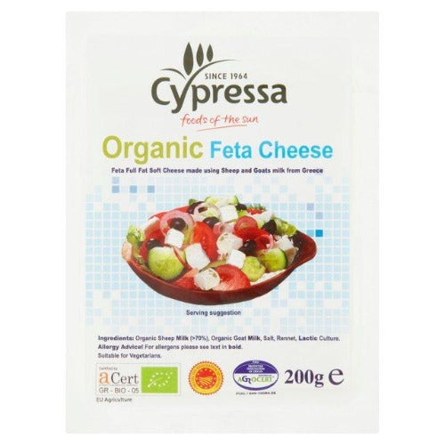 Cypressa Organic Feta Cheese 200g