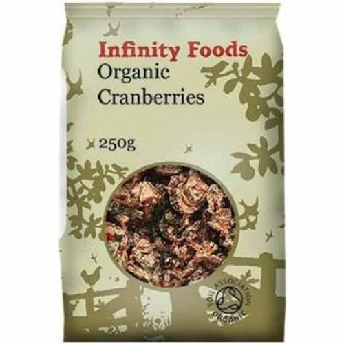 Infinity Organic Cranberries 250g