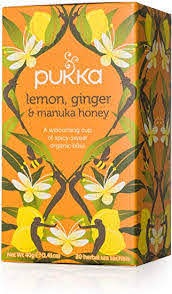 Pukka Lemon,Ginger, Manuka honey Organic Tea
