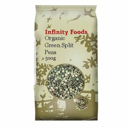 Infinity Foods Organic Green Split Peas  500g