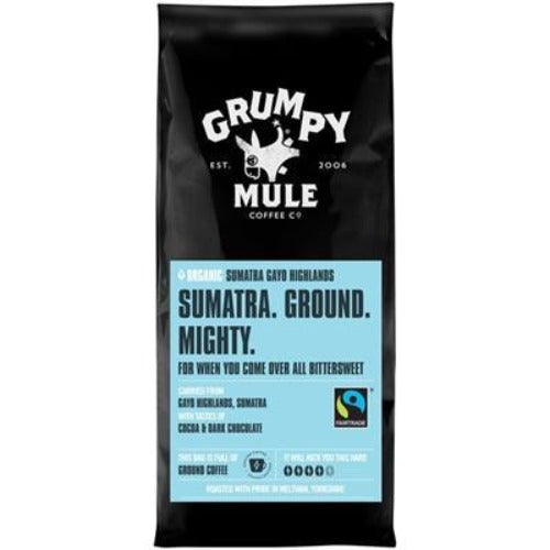 Grumpy Mule Sumatra Organic Ground Coffee 227g