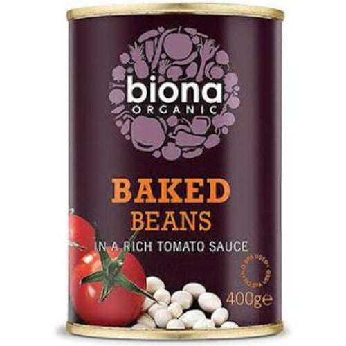 BIONA Organic Baked Beans in Tomato sauce 400g
