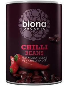 Biona Organic Chilli Red Kidney Beans in chilli sauce 400g