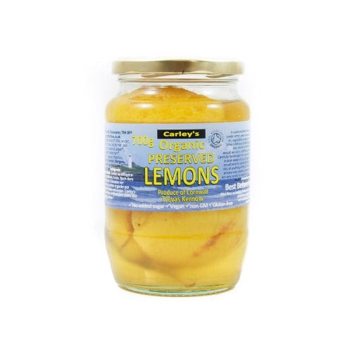 Carley's organic preserved lemons 700g