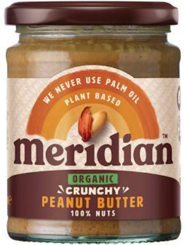 Meridian Organic Peanut Butter Crunchy 280g