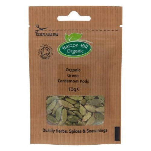 Hatton Hill Organic Green Cardamon Pods 10g