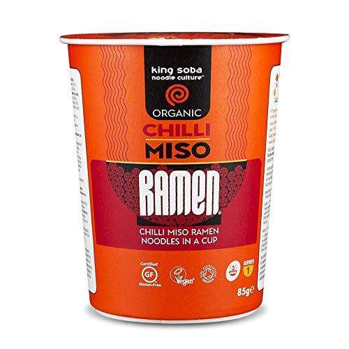 King soba noodle culture organic chilli miso ramen 85g